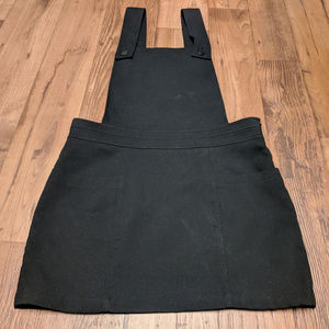 NWOT Forever 21 Black Overall Mini Dress Size M